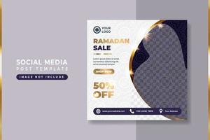 ramadan sale fashion social media post banner template vector