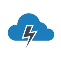 Thunderstorm Icon, Thunderstorm Sign vector