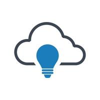 Cloud Idea Icon vector