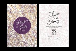 invitation to the wedding, a great celebration of lovers, the bride and groom.background texture luxury liquid marble and gold. for business cards, flyers, flyer, banner, website, paper printing. vector