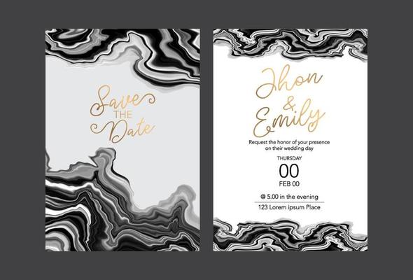 invitation to the wedding, a great celebration of lovers, the bride and groom.background texture luxury liquid marble and gold. for business cards, flyers, flyer, banner, website, paper printing.