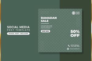 ramadan sale fashion social media post banner template vector