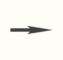 arrow icon vector on white background. arrow icon vector