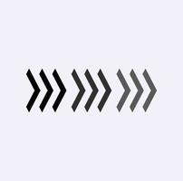 arrow symbol for website or web template. arrow icon vector on white background