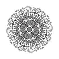 set bundle Black and white mandala vector element