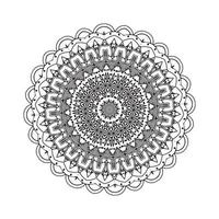 set bundle Black and white mandala vector element