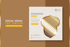 ramadan sale fashion social media post banner template vector