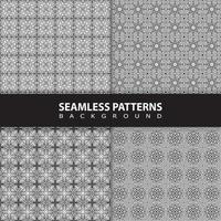 Classic batik seamless pattern background  geometric mandala wallpaper. elegant traditional floral motif vector