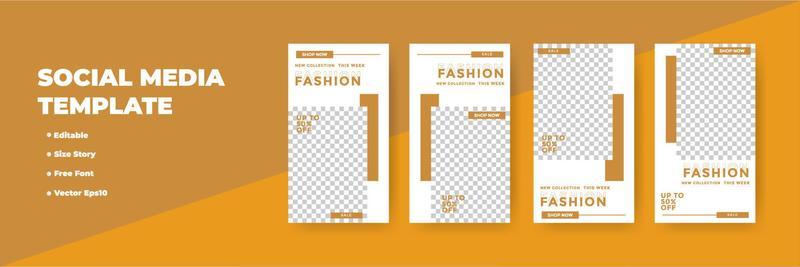 Creative social networks stories design, vertical banner