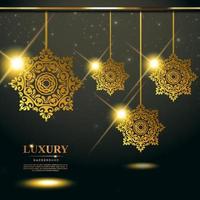 Luxury golden mandala background Free Vector
