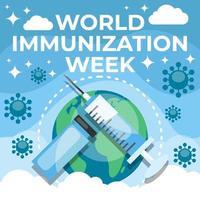 World Immunization Week Concept