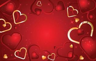 Valentine Day Background Concept vector