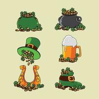 St Patrick Icon Concept vector