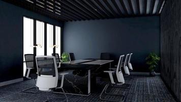 3d render office interior design - executive meeting room photo