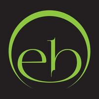 EB letter logo. Unique attractive creative modern initial BE EB or E B initial based letter icon logo vector