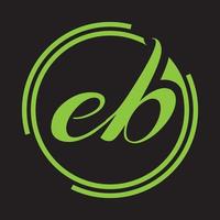 EB letter logo. Unique attractive creative modern initial BE EB or E B initial based letter icon logo vector