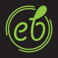 EB letter logo. Unique attractive creative modern initial BE EB or E B initial based letter icon logo vector