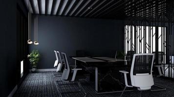 3d render office interior design - executive meeting room photo