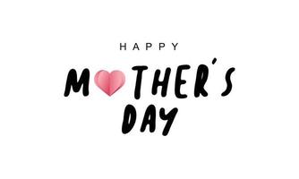 Happy Mothers Day. an element template decoration to celebrate mothers day. vector