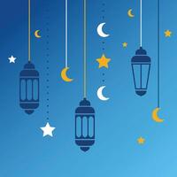 Elegant background illustration in Ramadan theme vector