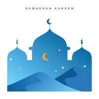 Elegant background illustration in Ramadan theme vector