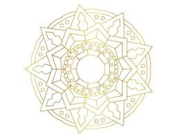 Mandala artwork with golden design, background, pattern, flower, Arabic style vector