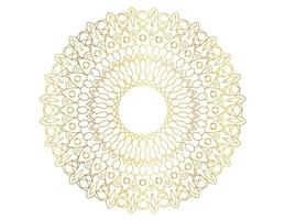 Mandala artwork with golden design, background, pattern, flower, Arabic style vector