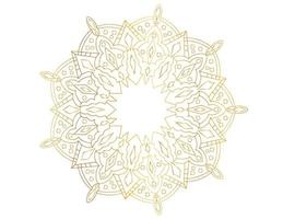 Mandala artwork with golden design, background, pattern, flower, Arabic style vector