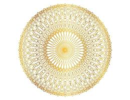 Mandala artwork with golden design, background, pattern, flower, Arabic style vector