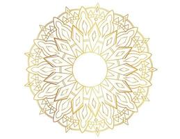 Mandala artwork with golden design, background, pattern, flower, Arabic style vector