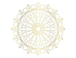 Mandala artwork with golden design, background, pattern, flower, Arabic style vector