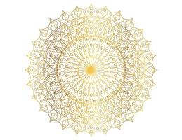 Mandala artwork with golden design, background, pattern, flower, Arabic style vector