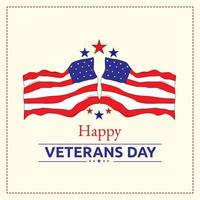 Illustration vector design of veterans day background template