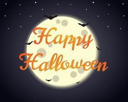 Illustration vector design of Halloween background template