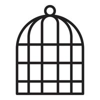 vector of animal cage for website, icon, symbol, presentation