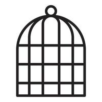 vector of animal cage for website, icon, symbol, presentation