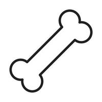Vector of bone for website, icon, symbol, presentation