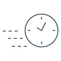 icono de tiempo apresurado para sitio web, promoción, redes sociales vector