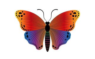 Decorative Like a Butterfly Slogan with colorful Butterfly logo template illustration. Vector Design for Fashion, Poster and Card Prints, isolated on white background