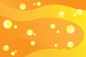 Yellow Fluid Abstract Background vector