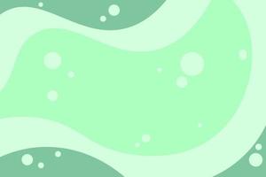 Abstract Green Bubble Background vector