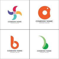 Abstract Colorful Logo Design vector