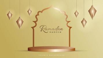 ramadan kareem background design vector