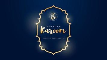 ramadan kareem background design vector