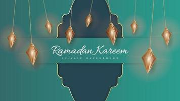 ramadan kareem background design vector