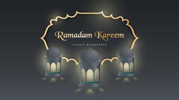 ramadan kareem background design vector