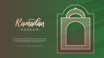 Modern islamic background design suitable for giftcard, banner, postcard, brochure vector