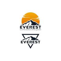 set of Mountain and outdoor adventure illustration logo vector