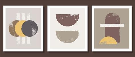 Abstract modern background. Backgrounds with geometric balancing shapes. vector