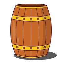 Barrel Container for Liquids vector